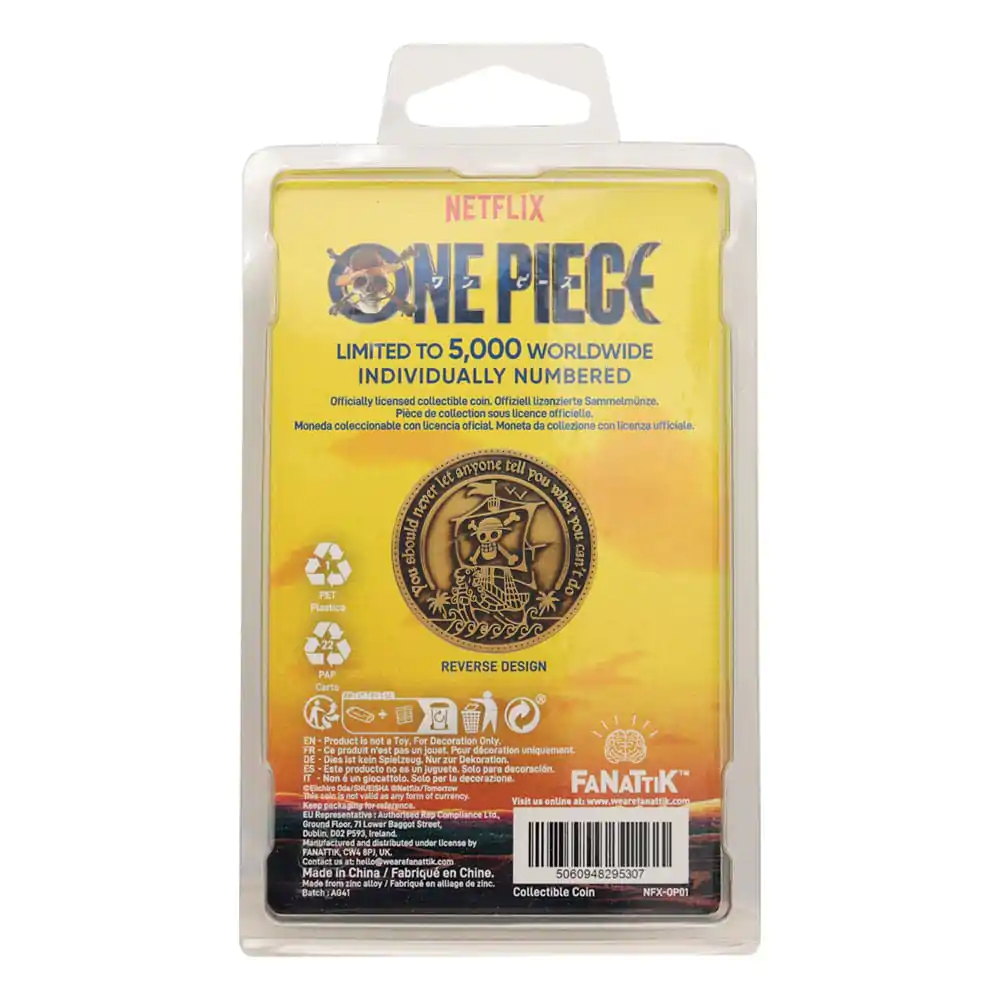 Moneta kolekcjonerska One Piece 4 cm zdjęcie produktu