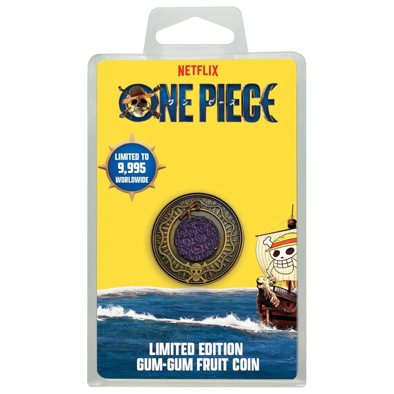 One Piece Kolekcjonerska Moneta Gum Gum Coin Edycja Limitowana 4 cm zdjęcie produktu