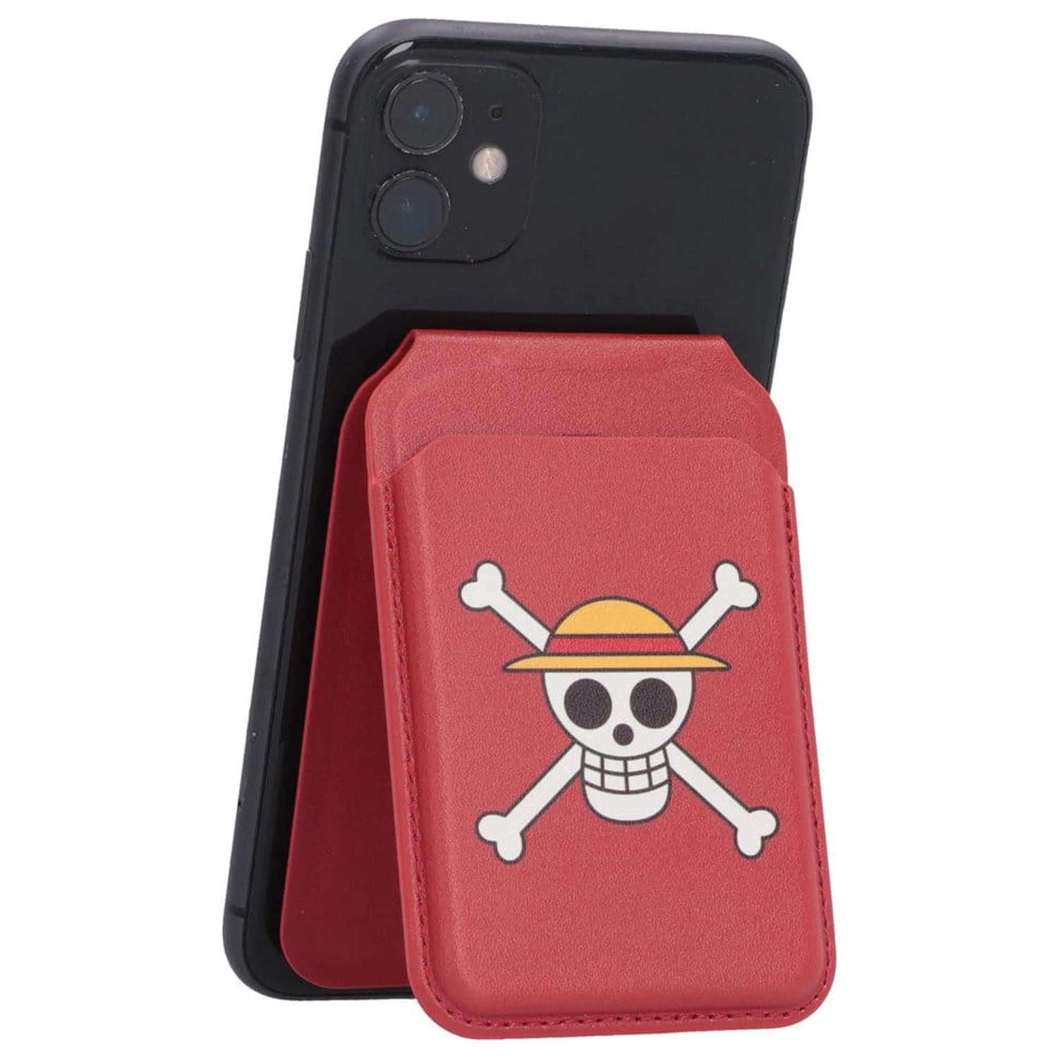 One Piece Card Holder Luffy Jolly Roger (Czerwony) 10 cm zdjęcie produktu