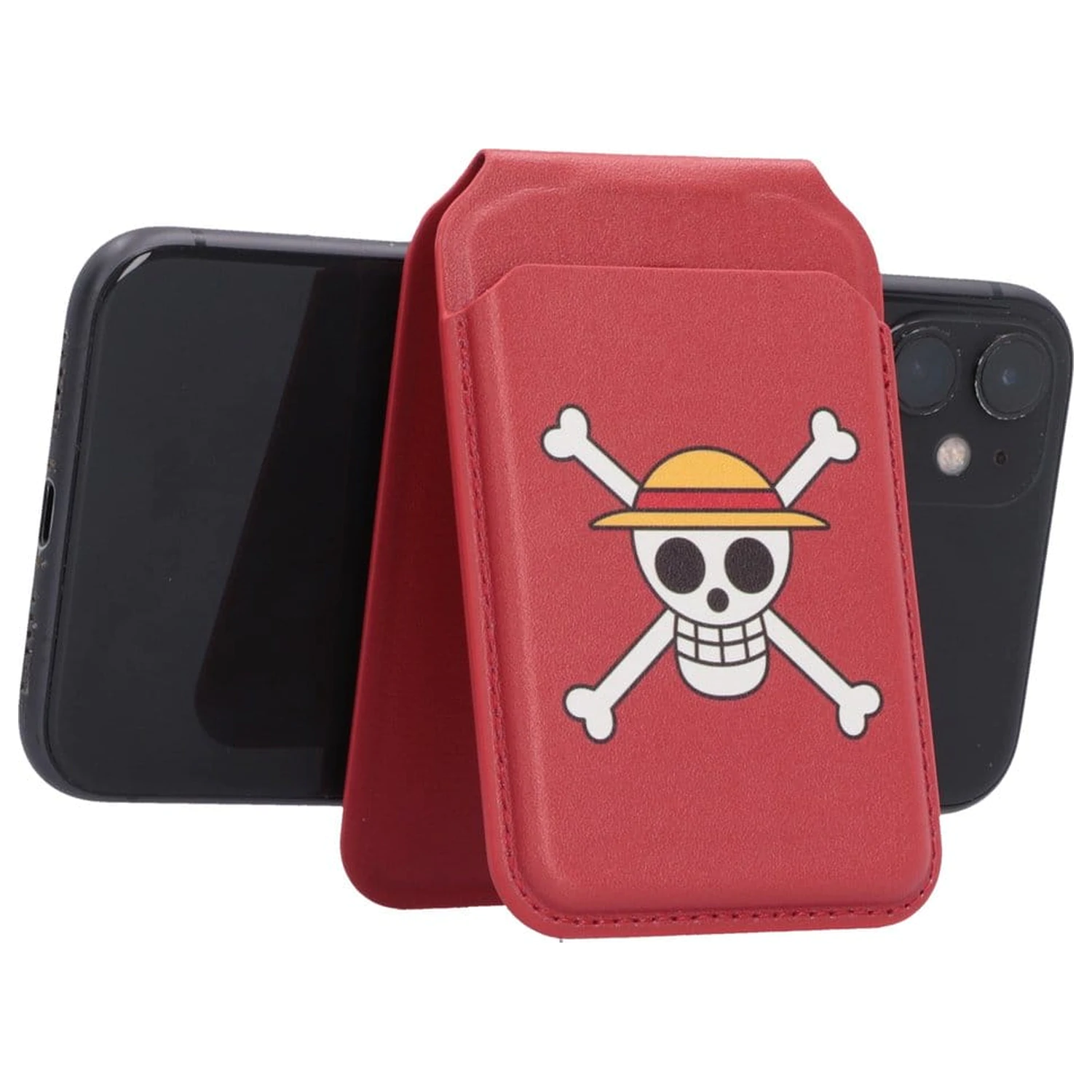 One Piece Card Holder Luffy Jolly Roger (Czerwony) 10 cm zdjęcie produktu