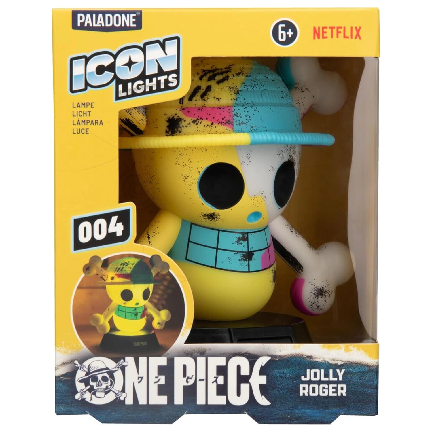 One Piece Jolly Roger Icon lampa zdjęcie produktu