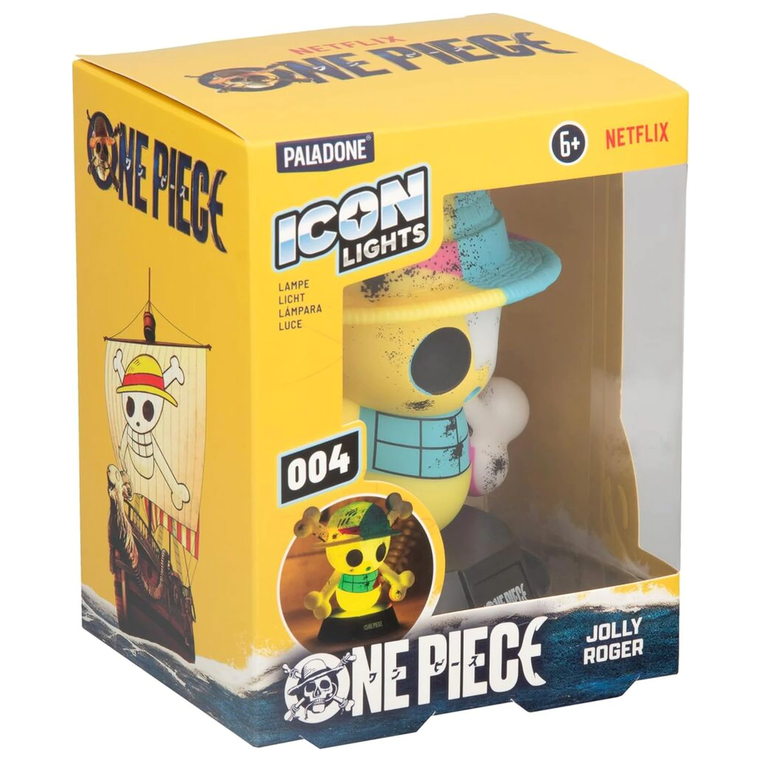 One Piece Jolly Roger Icon lampa zdjęcie produktu