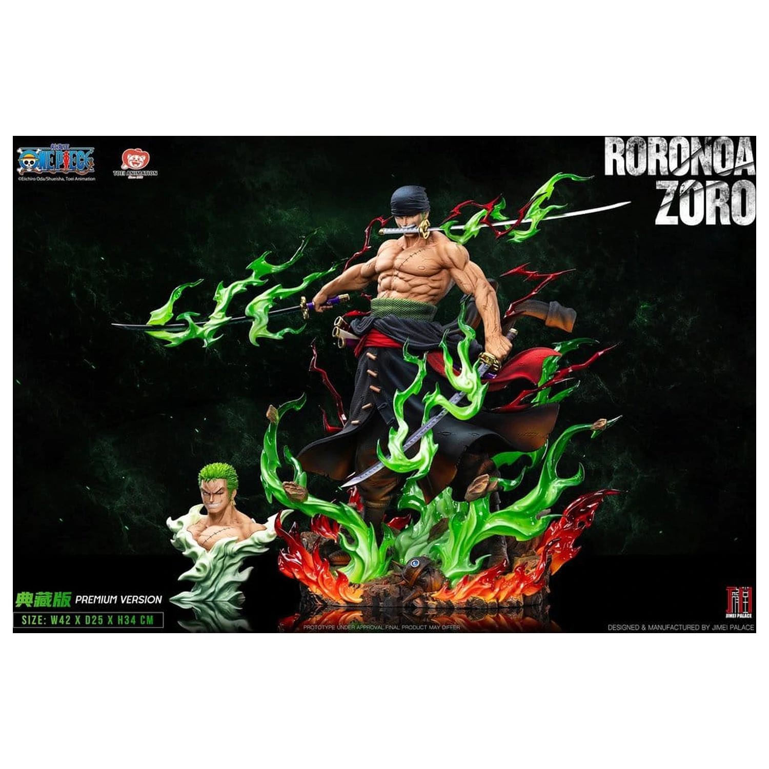 One Piece Legendary Straw Hat Crew Series Statua Roronoa Zoro (Premium Version) 34 cm zdjęcie produktu