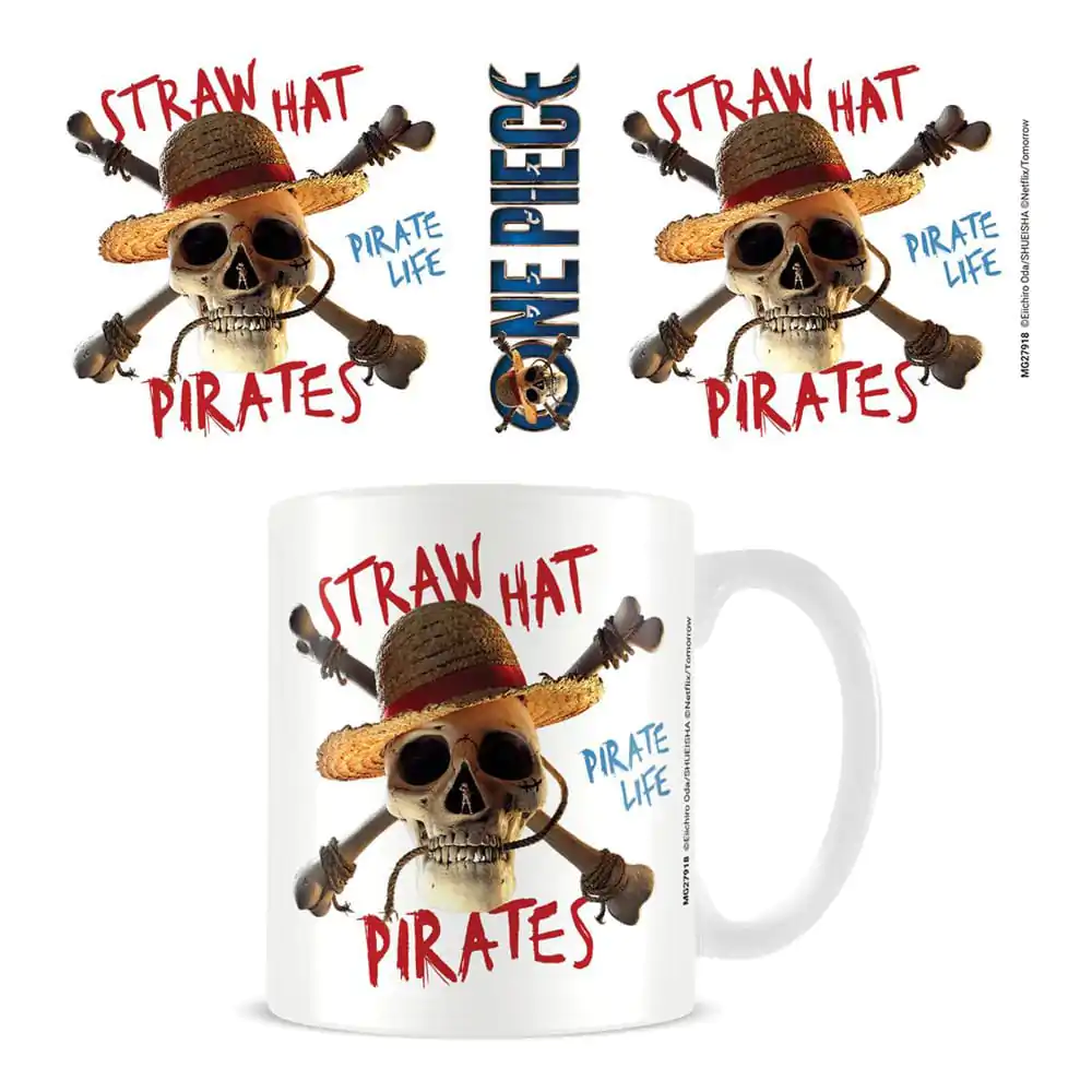 One Piece Live Action Kubek Straw Hat Pirate Emblem zdjęcie produktu