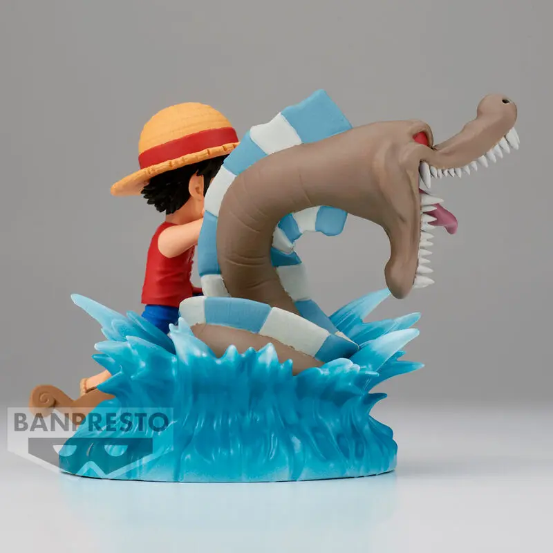 One Piece Log Stories Statuetka PVC Monkey D. Luffy kontra Lokalny Potwór Morski 7 cm zdjęcie produktu