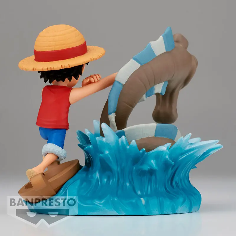 One Piece Log Stories Statuetka PVC Monkey D. Luffy kontra Lokalny Potwór Morski 7 cm zdjęcie produktu