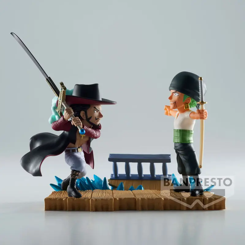 Figurka One Piece Log Stories Roronoa Zoro VS Dracule Mihawk 7 cm zdjęcie produktu