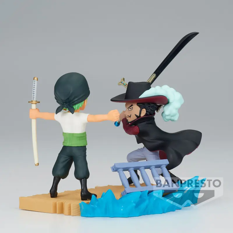 Figurka One Piece Log Stories Roronoa Zoro VS Dracule Mihawk 7 cm zdjęcie produktu