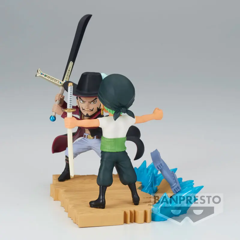 Figurka One Piece Log Stories Roronoa Zoro VS Dracule Mihawk 7 cm zdjęcie produktu