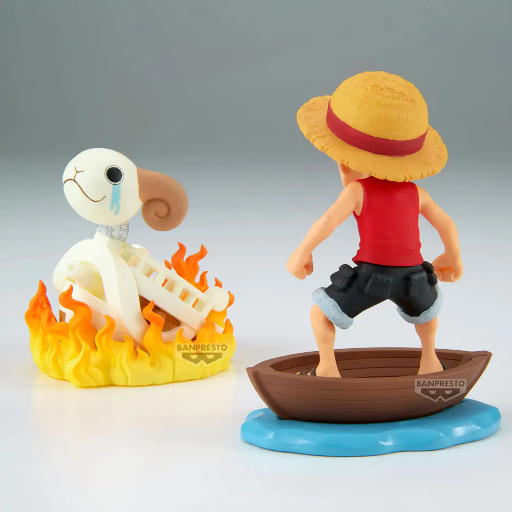 One Piece Luffy & Going Merry Log Stories figurka 8 cm zdjęcie produktu