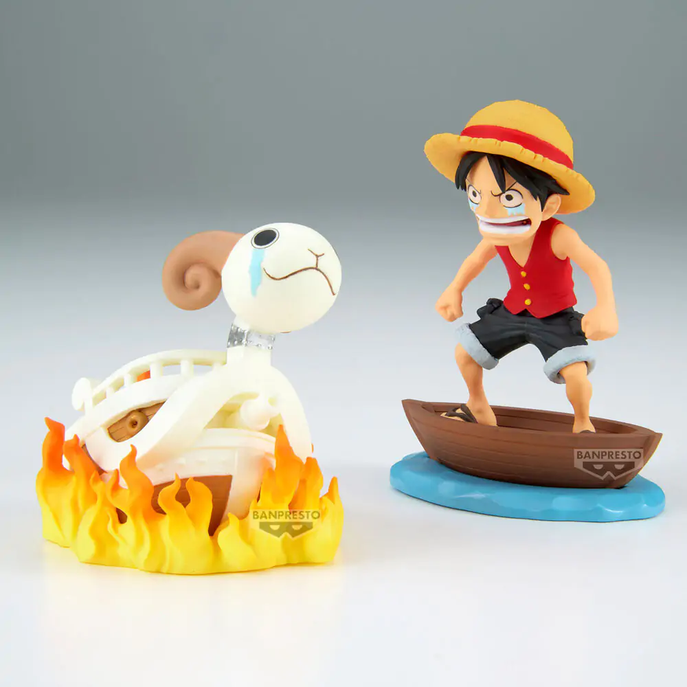 One Piece Luffy & Going Merry Log Stories figurka 8 cm zdjęcie produktu