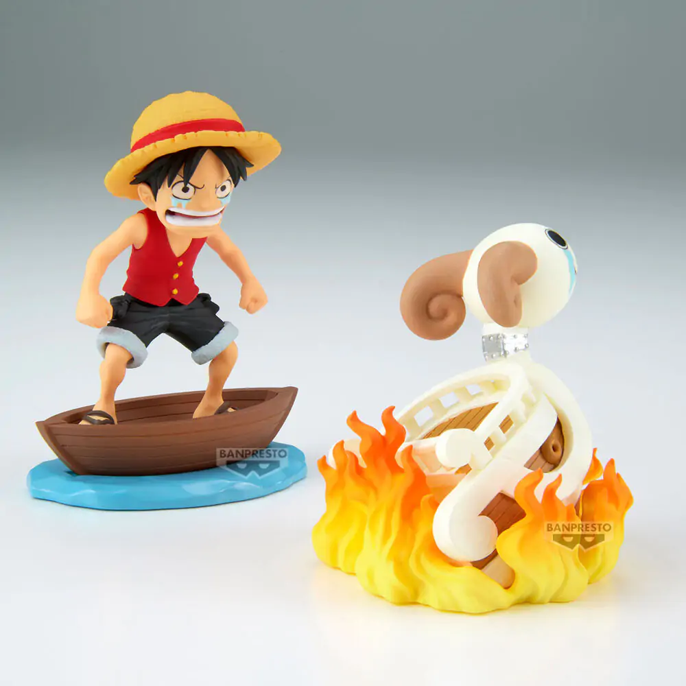 One Piece Luffy & Going Merry Log Stories figurka 8 cm zdjęcie produktu