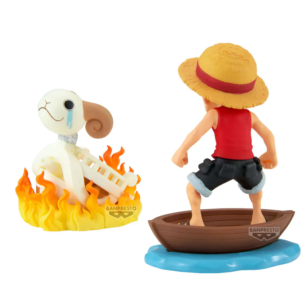 One Piece Luffy & Going Merry Log Stories figurka 8 cm zdjęcie produktu