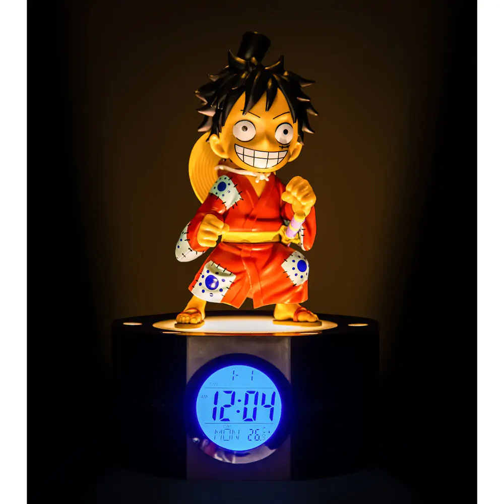 Budzik One Piece z Lampką Ruffy 18 cm zdjęcie produktu