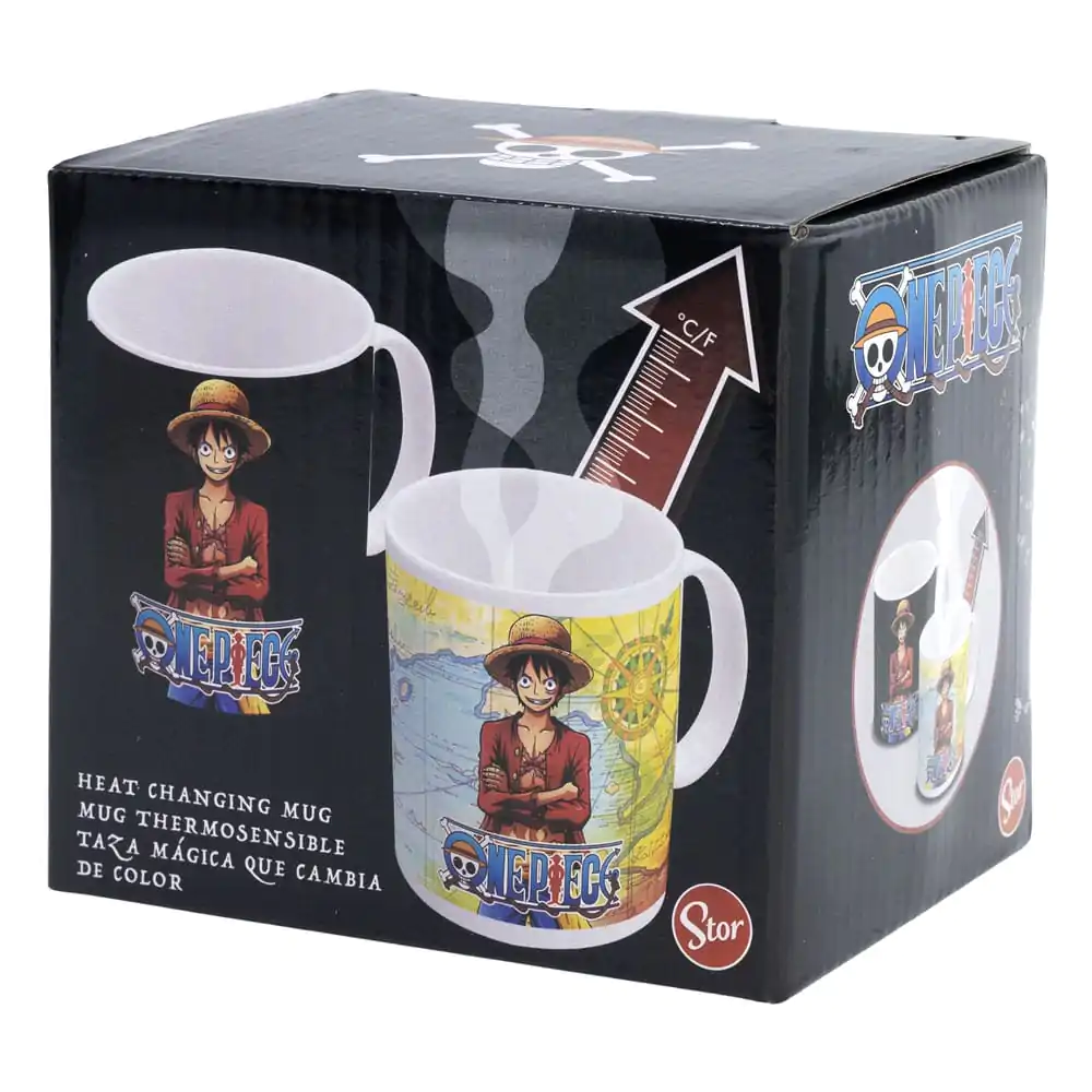 Kubek zmieniający kolor pod wpływem ciepła One Piece Luffy 325 ml zdjęcie produktu