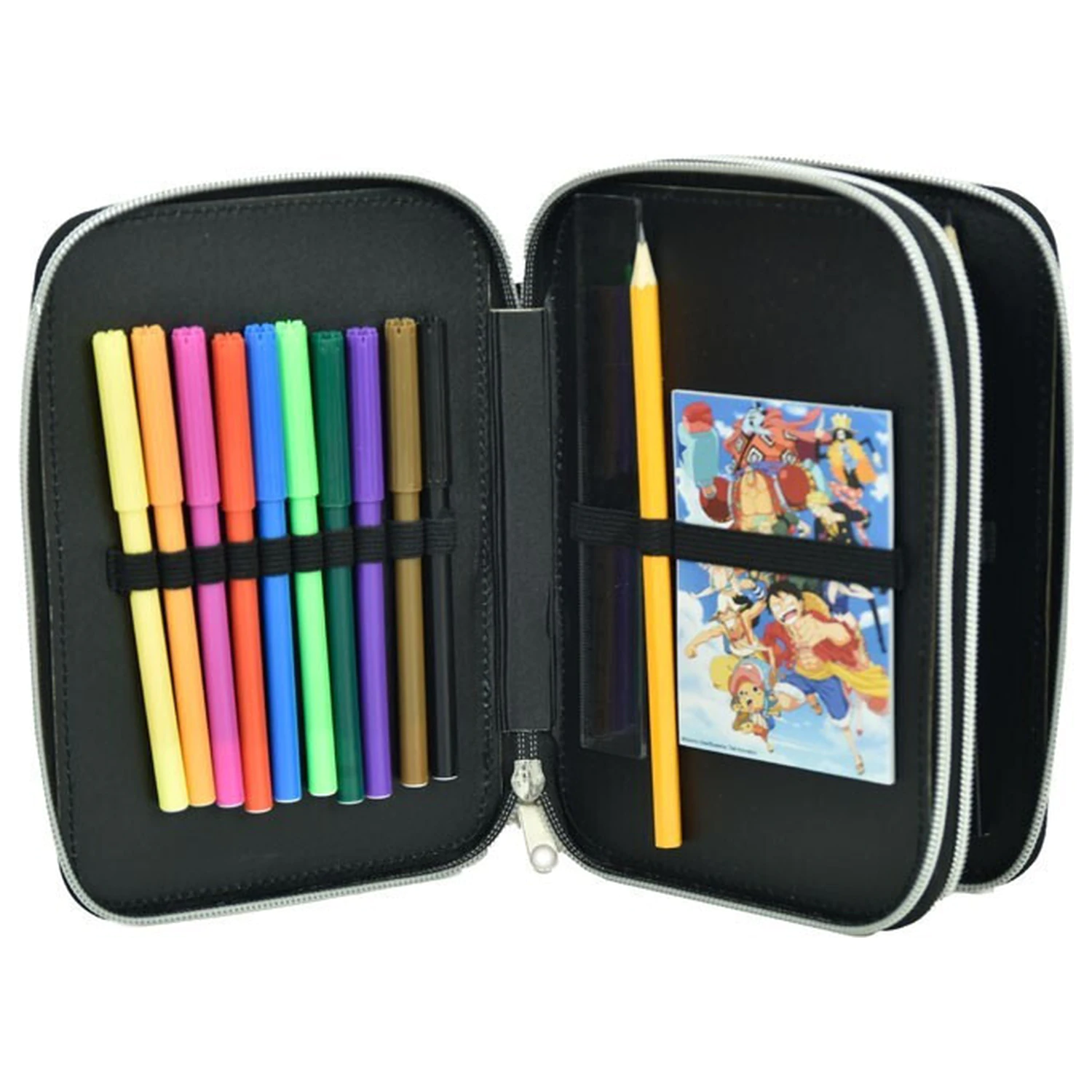 One Piece Monkey D. Luffy piórnik wypełniony dwupoziomowy zdjęcie produktu