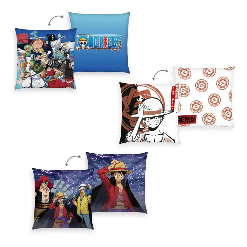 One Piece Poduszki 3-Pack Monkey D. Luffy 40 x 40 cm zdjęcie produktu