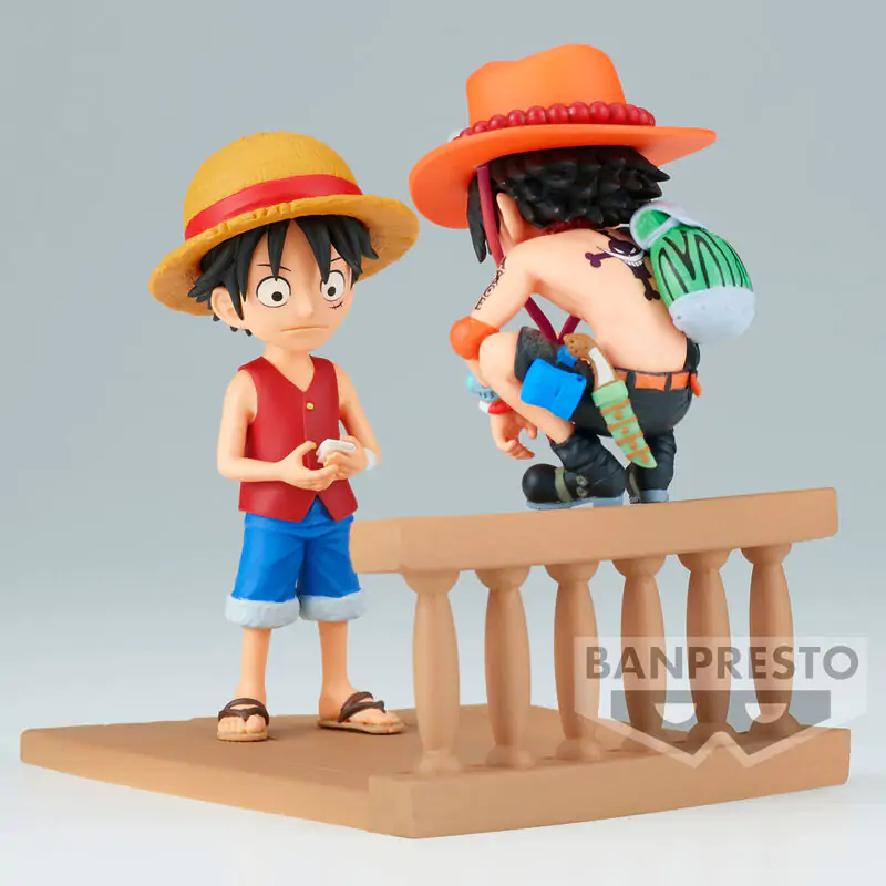 One Piece Monkey D Luffy & Portgas D Ace World Collectable Log Stories figurka 8 cm zdjęcie produktu