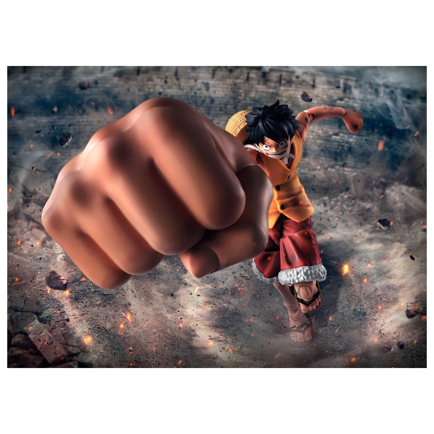 One Piece Monkey D. Luffy Marineford Gea Three S.H. Figuarts Zestaw Opcjonalnych Części zdjęcie produktu
