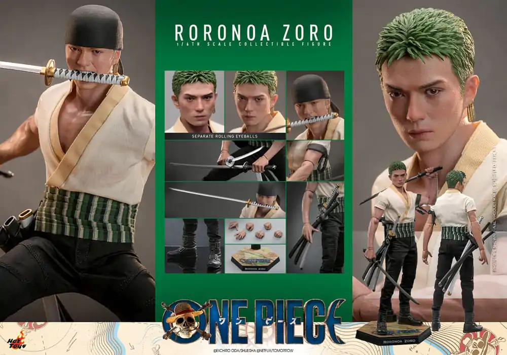 Figurka Akcji One Piece (Netflix) 1/6 Roronoa Zoro 31 cm zdjęcie produktu