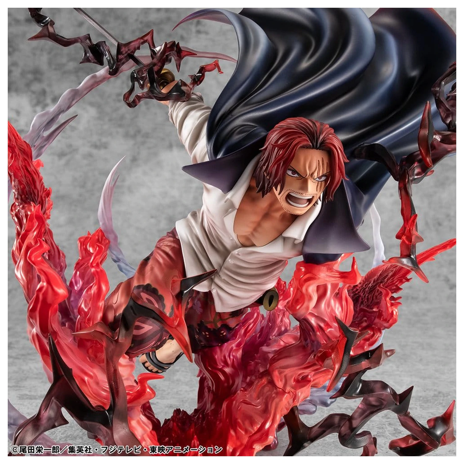 One Piece P.O.P SA-MAXIMUM PVC Statuetka Leader of Red Hair Pirates Red-Haired Shanks Kamusari 25 cm zdjęcie produktu