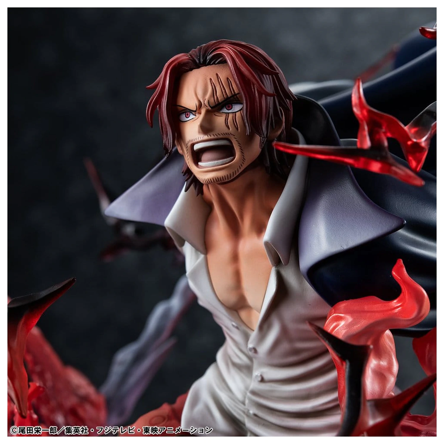 One Piece P.O.P SA-MAXIMUM PVC Statuetka Leader of Red Hair Pirates Red-Haired Shanks Kamusari 25 cm zdjęcie produktu