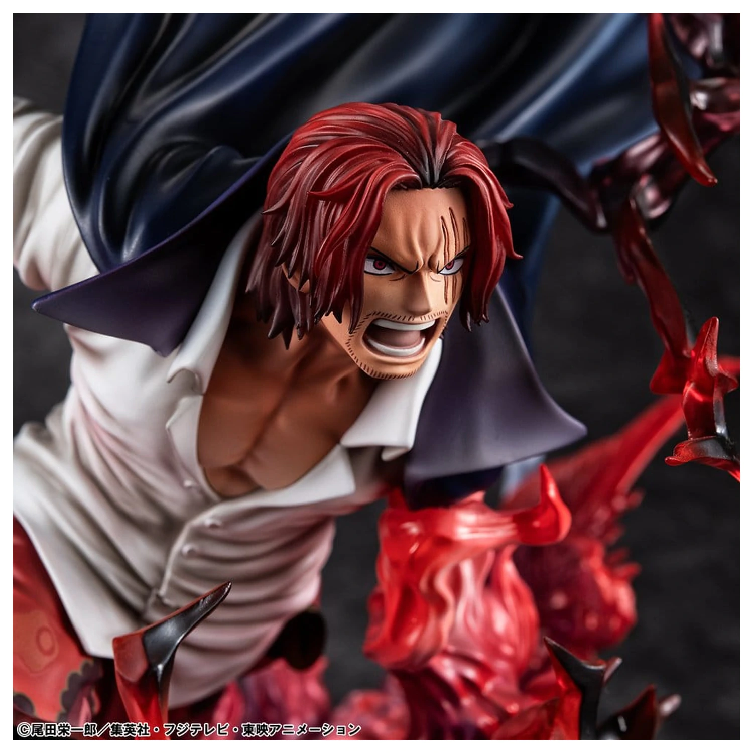 One Piece P.O.P SA-MAXIMUM PVC Statuetka Leader of Red Hair Pirates Red-Haired Shanks Kamusari 25 cm zdjęcie produktu