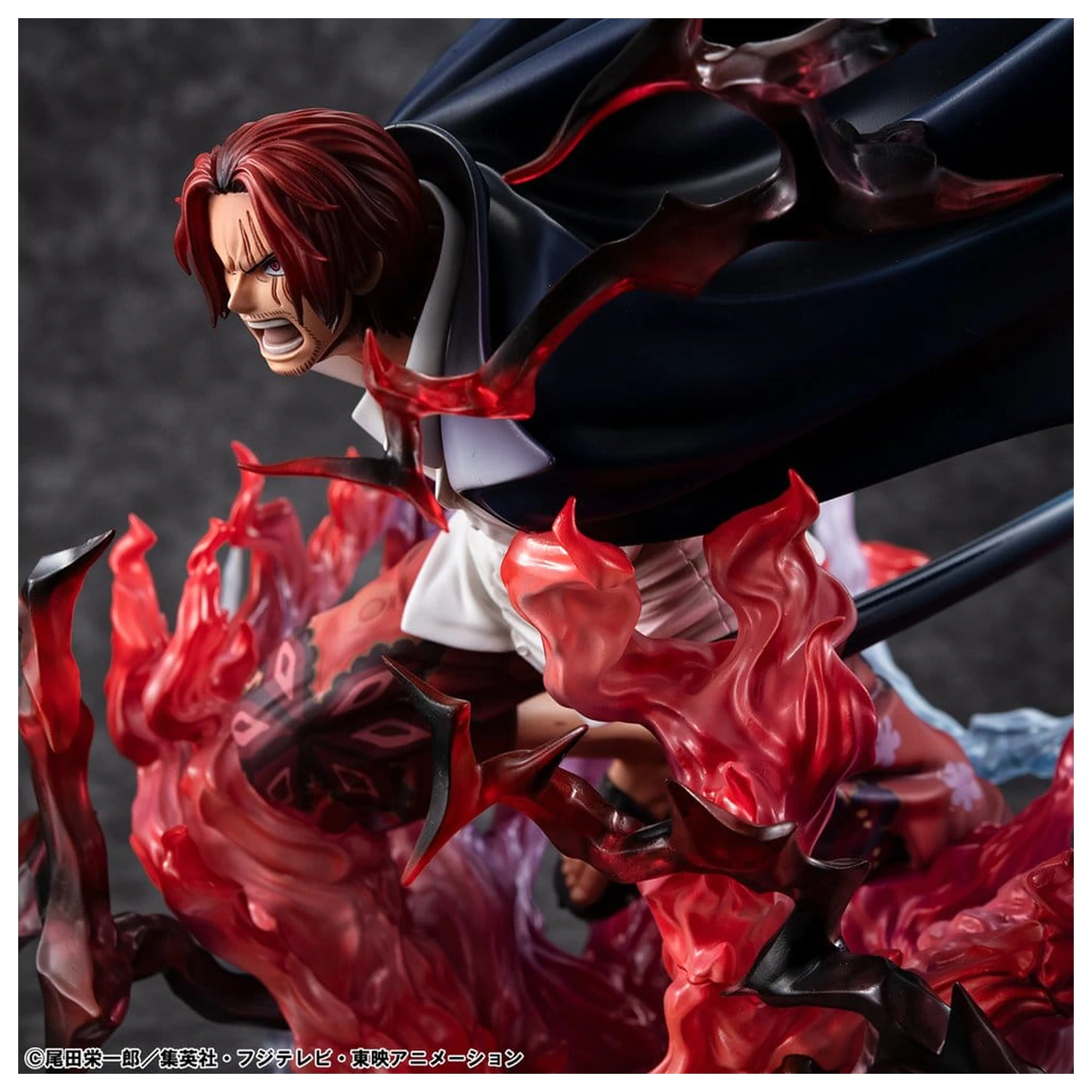 One Piece P.O.P SA-MAXIMUM PVC Statuetka Leader of Red Hair Pirates Red-Haired Shanks Kamusari 25 cm zdjęcie produktu