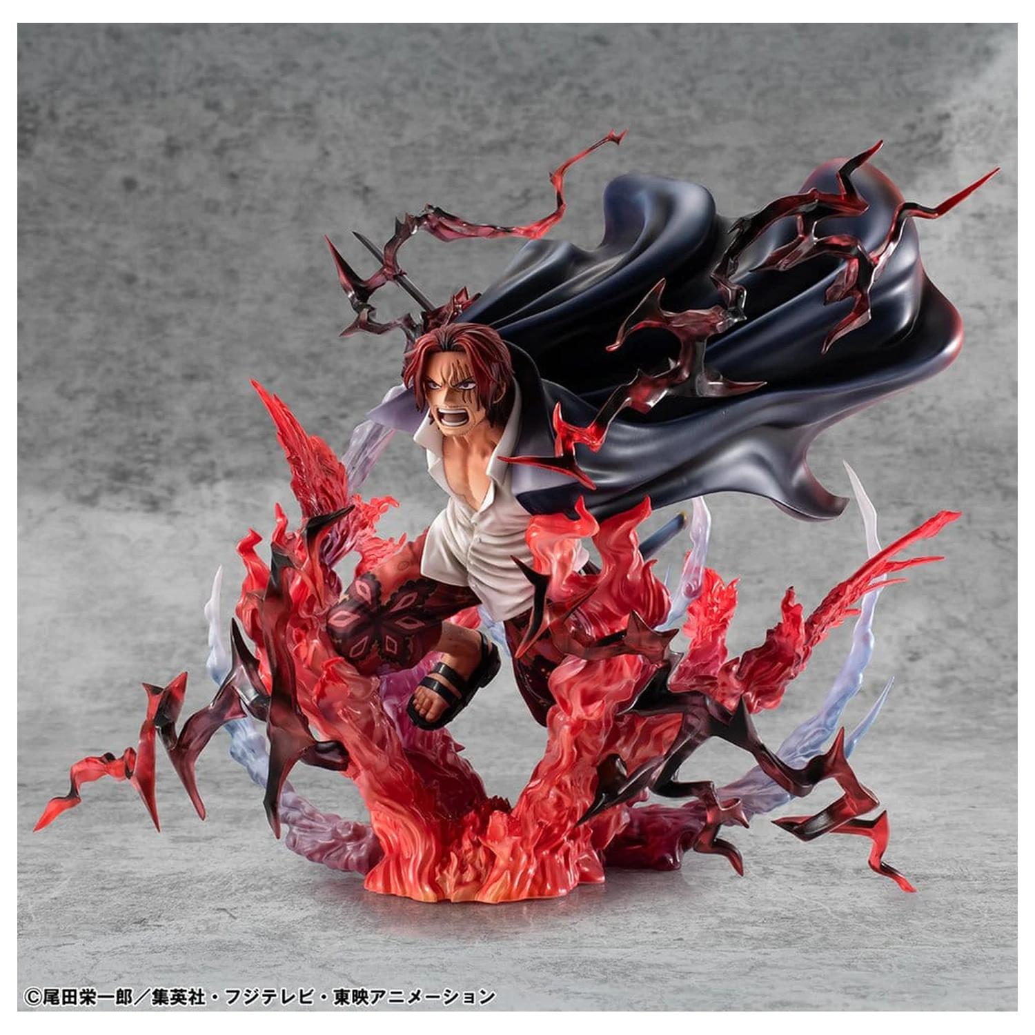 One Piece P.O.P SA-MAXIMUM PVC Statuetka Leader of Red Hair Pirates Red-Haired Shanks Kamusari 25 cm zdjęcie produktu