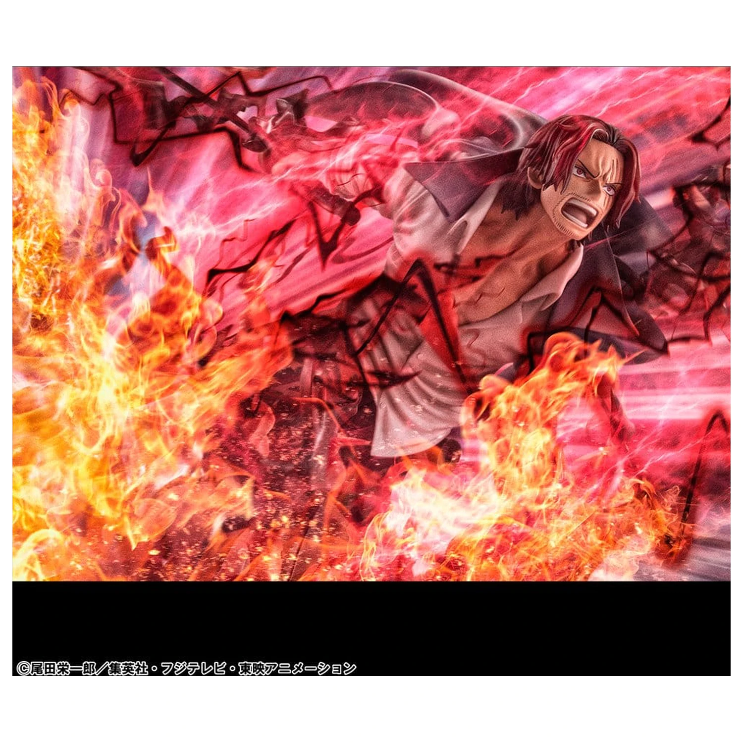 One Piece P.O.P SA-MAXIMUM PVC Statuetka Leader of Red Hair Pirates Red-Haired Shanks Kamusari 25 cm zdjęcie produktu