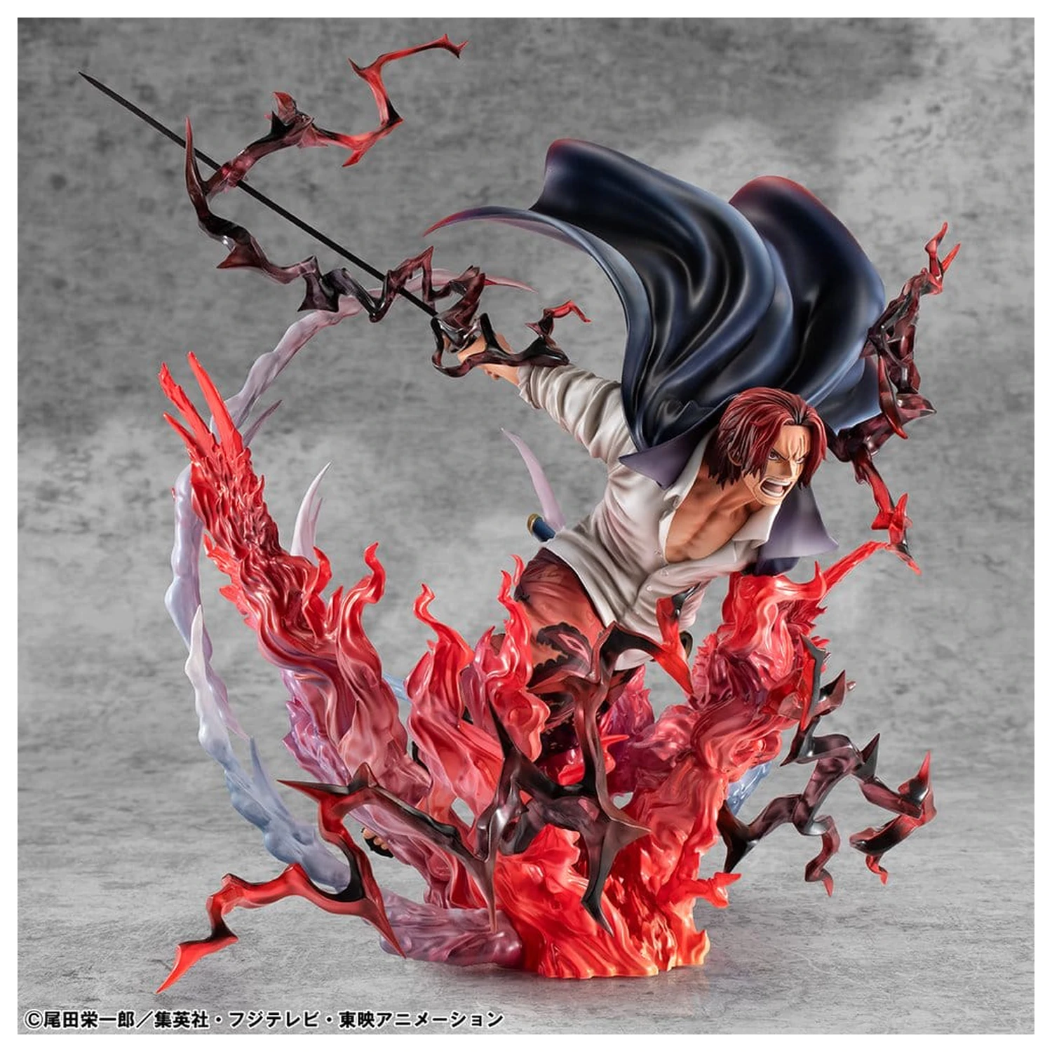 One Piece P.O.P SA-MAXIMUM PVC Statuetka Leader of Red Hair Pirates Red-Haired Shanks Kamusari 25 cm zdjęcie produktu