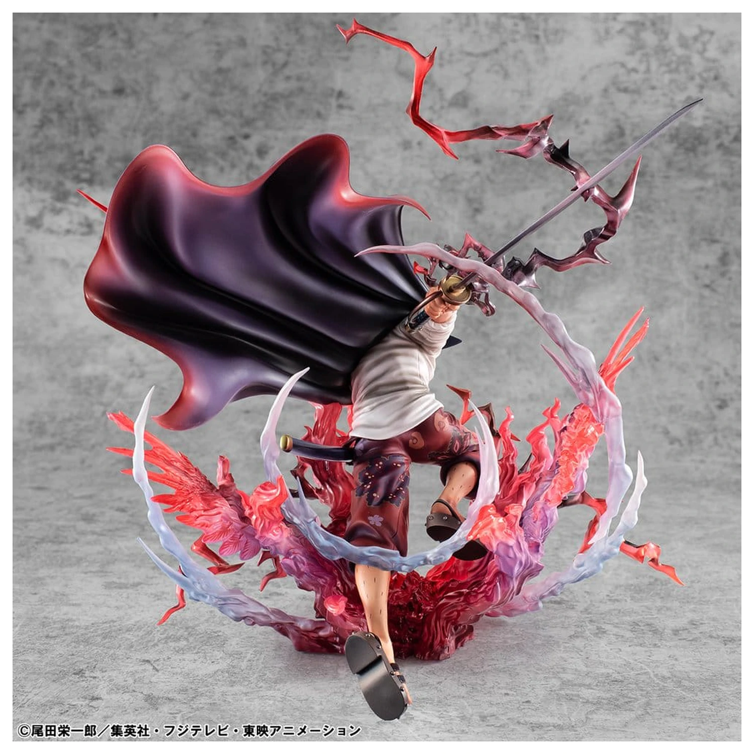 One Piece P.O.P SA-MAXIMUM PVC Statuetka Leader of Red Hair Pirates Red-Haired Shanks Kamusari 25 cm zdjęcie produktu