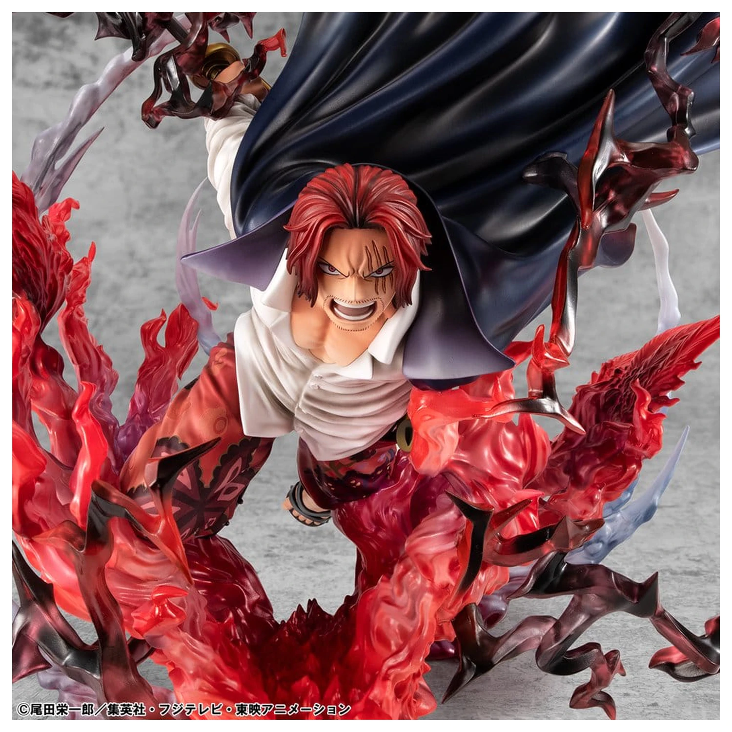 One Piece P.O.P SA-MAXIMUM PVC Statuetka Leader of Red Hair Pirates Red-Haired Shanks Kamusari 25 cm zdjęcie produktu