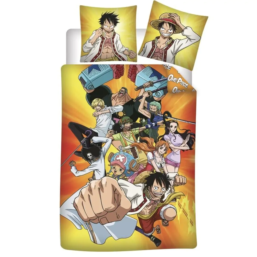 One Piece bawełniana poszwa na kołdrę łóżko 90cm zdjęcie produktu