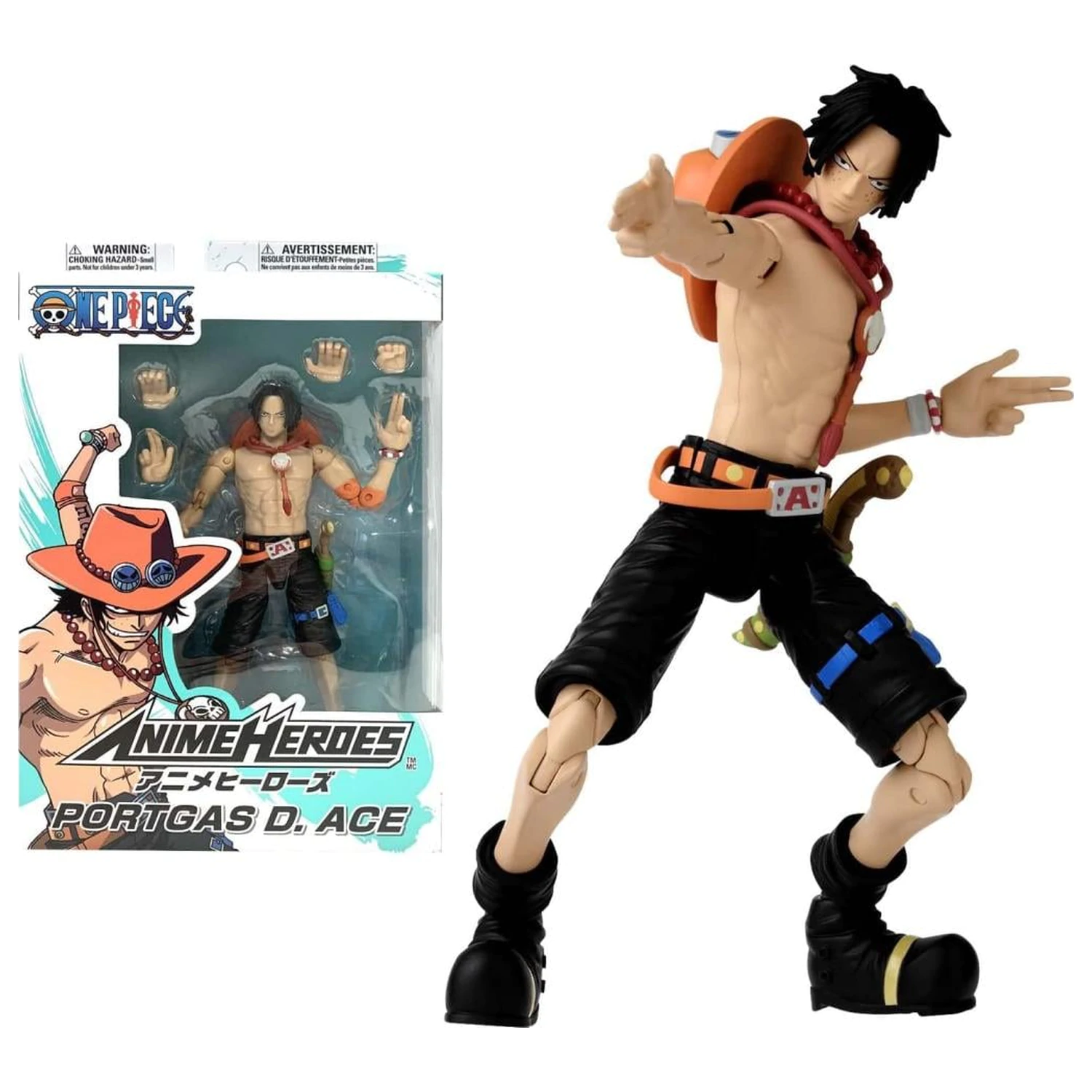ONE PIECE Portgas D. Ace Figurka Anime Heroes 17cm zdjęcie produktu