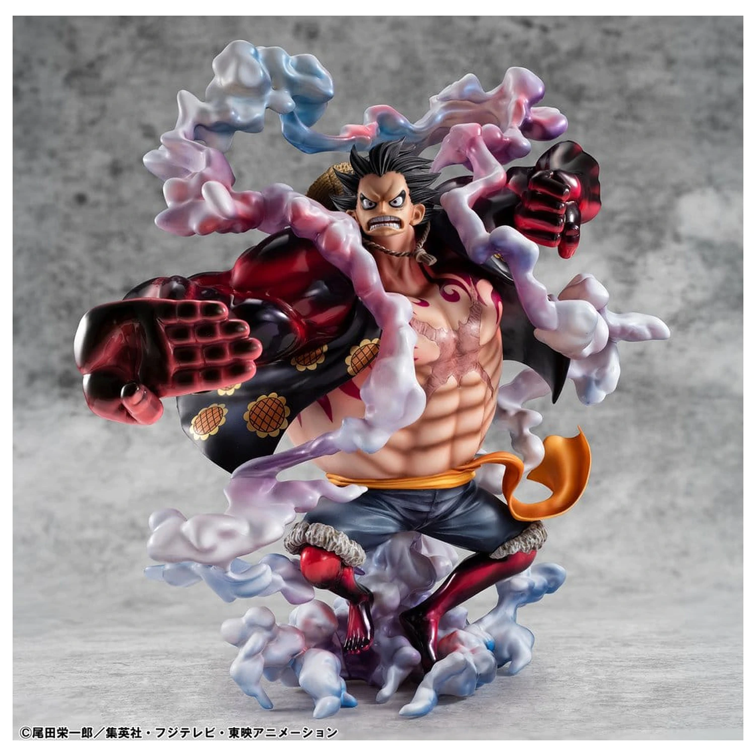 One Piece Portrait.Of.Pirates SA-Maximum figurka z PVC Monkey D. Luffy Gear 4 Bounce-Man 10th Limited Ver. 30 cm zdjęcie produktu