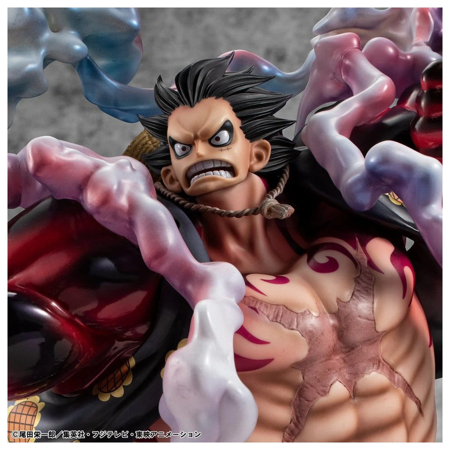 One Piece Portrait.Of.Pirates SA-Maximum figurka z PVC Monkey D. Luffy Gear 4 Bounce-Man 10th Limited Ver. 30 cm zdjęcie produktu