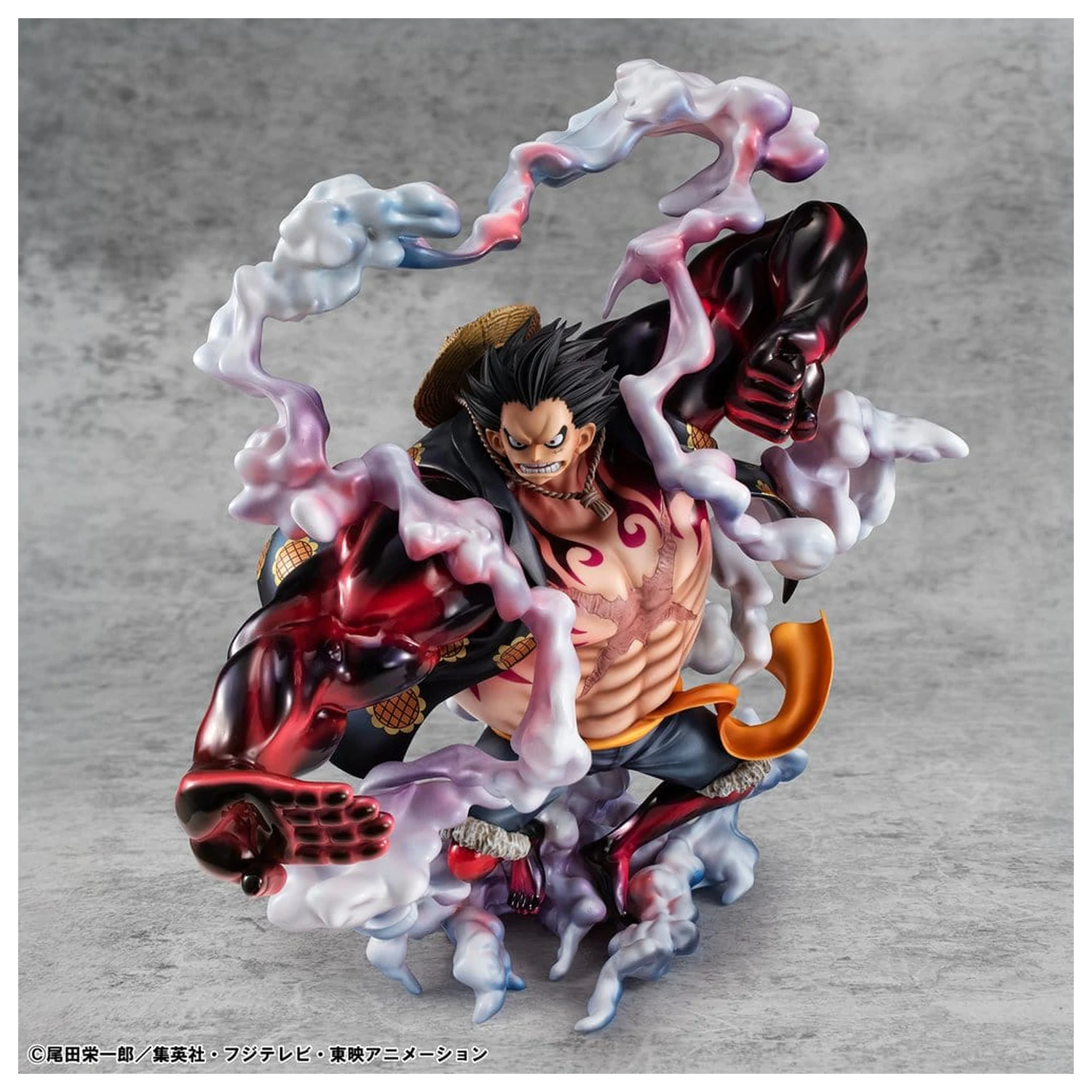 One Piece Portrait.Of.Pirates SA-Maximum figurka z PVC Monkey D. Luffy Gear 4 Bounce-Man 10th Limited Ver. 30 cm zdjęcie produktu