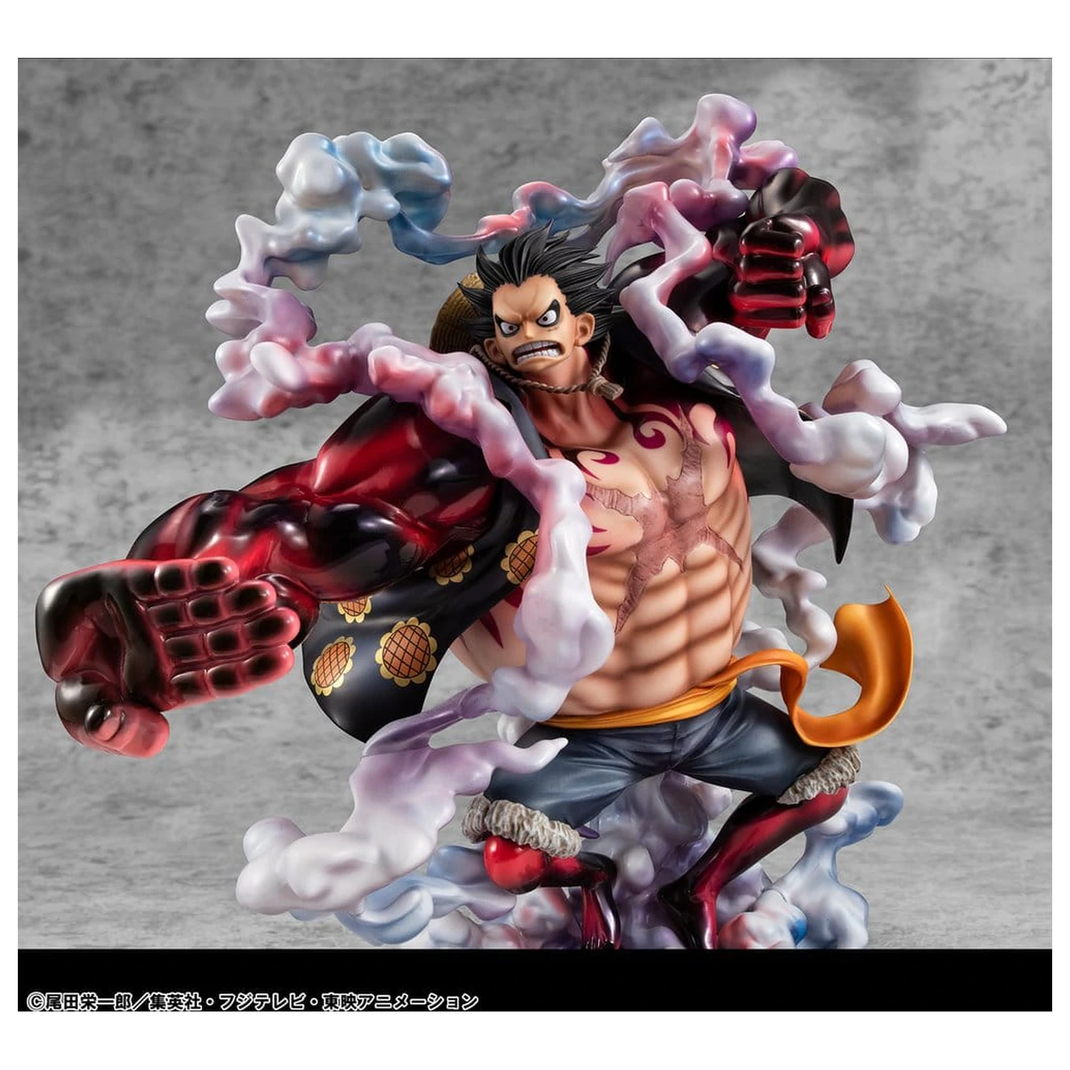 One Piece Portrait.Of.Pirates SA-Maximum figurka z PVC Monkey D. Luffy Gear 4 Bounce-Man 10th Limited Ver. 30 cm zdjęcie produktu