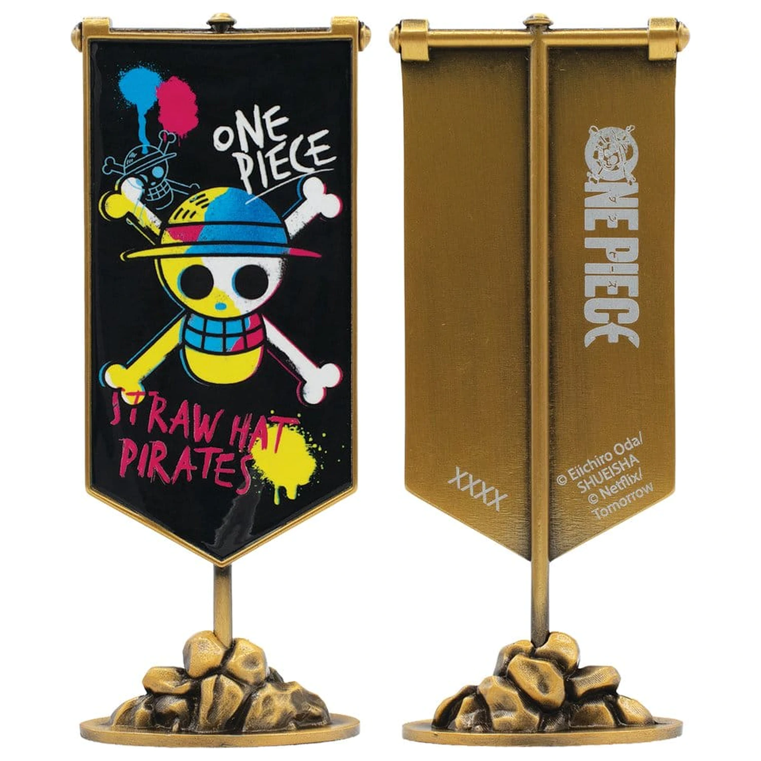 One Piece Replica Straw Hat Pirates Metal Banner 11 x 6 cm zdjęcie produktu