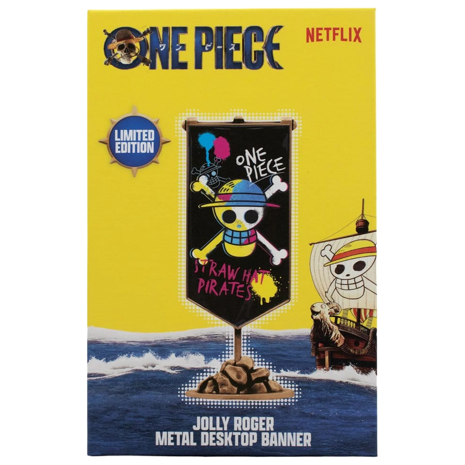 One Piece Replica Straw Hat Pirates Metal Banner 11 x 6 cm zdjęcie produktu