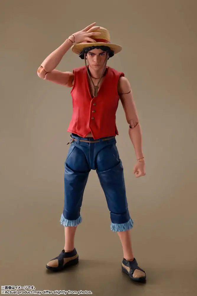 One Piece S.H. Figuarts Figurka Akcji Monkey D. Luffy (Netflix) 14 cm zdjęcie produktu