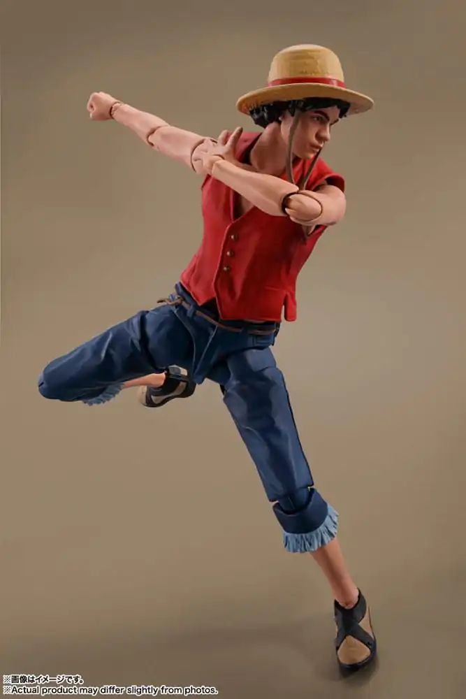 One Piece S.H. Figuarts Figurka Akcji Monkey D. Luffy (Netflix) 14 cm zdjęcie produktu