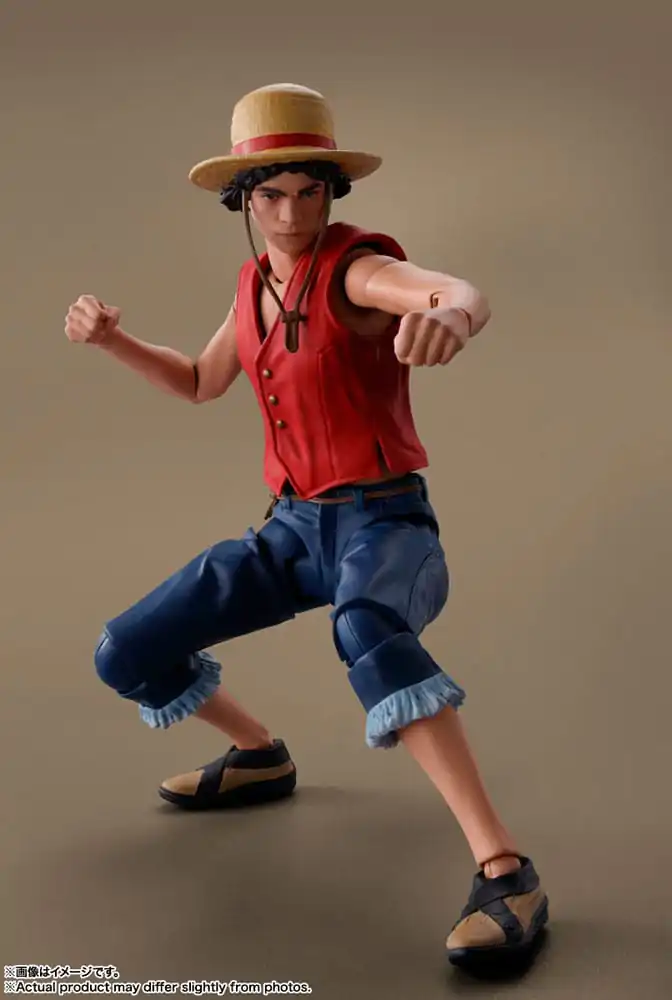 One Piece S.H. Figuarts Figurka Akcji Monkey D. Luffy (Netflix) 14 cm zdjęcie produktu