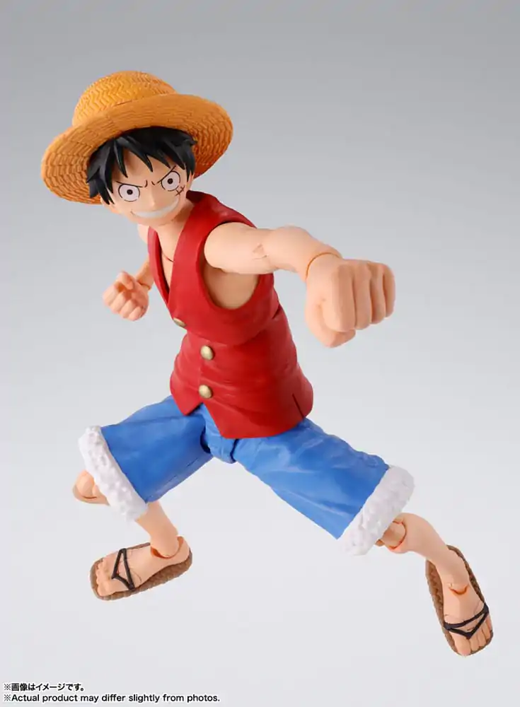 One Piece S.H. Figuarts Figurka Akcji Monkey D. Ruffy Romance Dawn 15 cm zdjęcie produktu