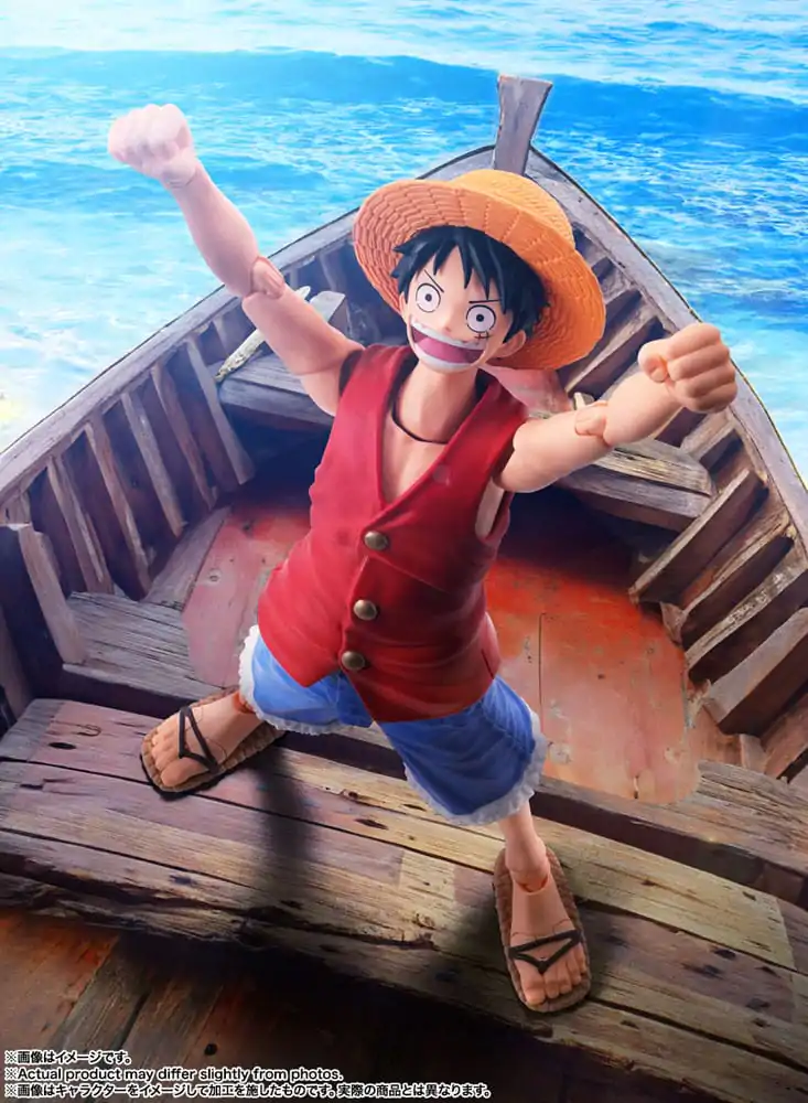One Piece S.H. Figuarts Figurka Akcji Monkey D. Ruffy Romance Dawn 15 cm zdjęcie produktu