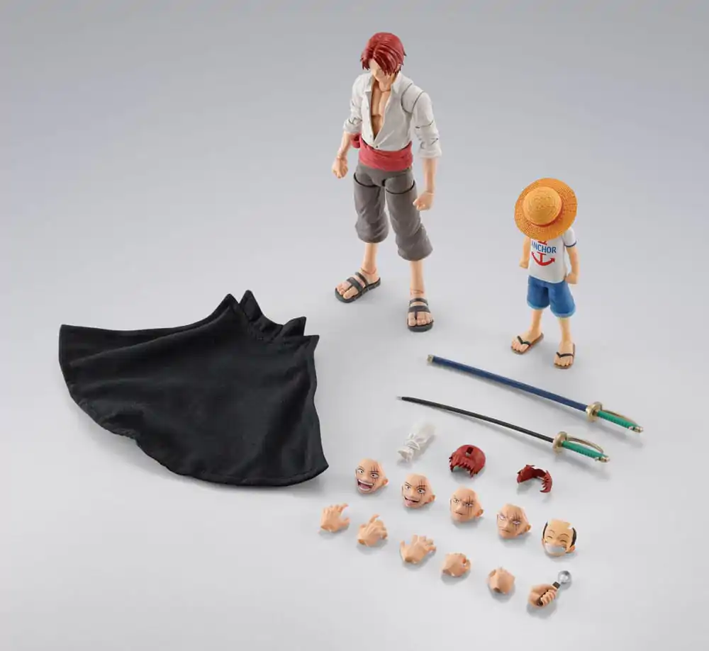 One Piece S.H.Figuarts Figurka Akcji 2-Pack Shanks & Monkey D. Luffy Childhood Ver. zdjęcie produktu