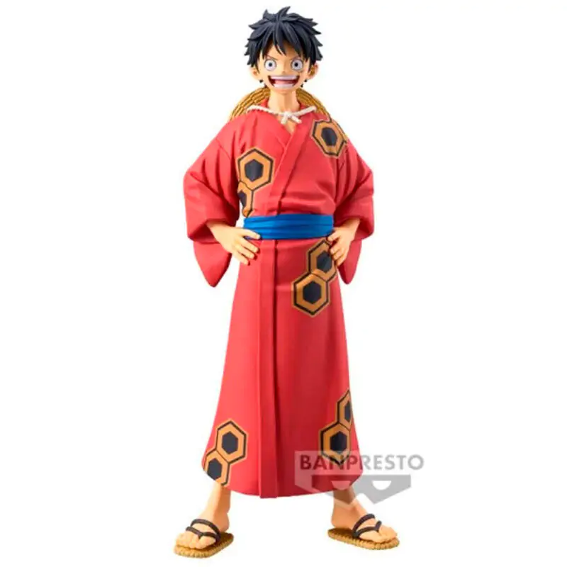 One Piece The Grandline Series Wanokuni Yukata Monkey D Luffy figurka 16 cm zdjęcie produktu