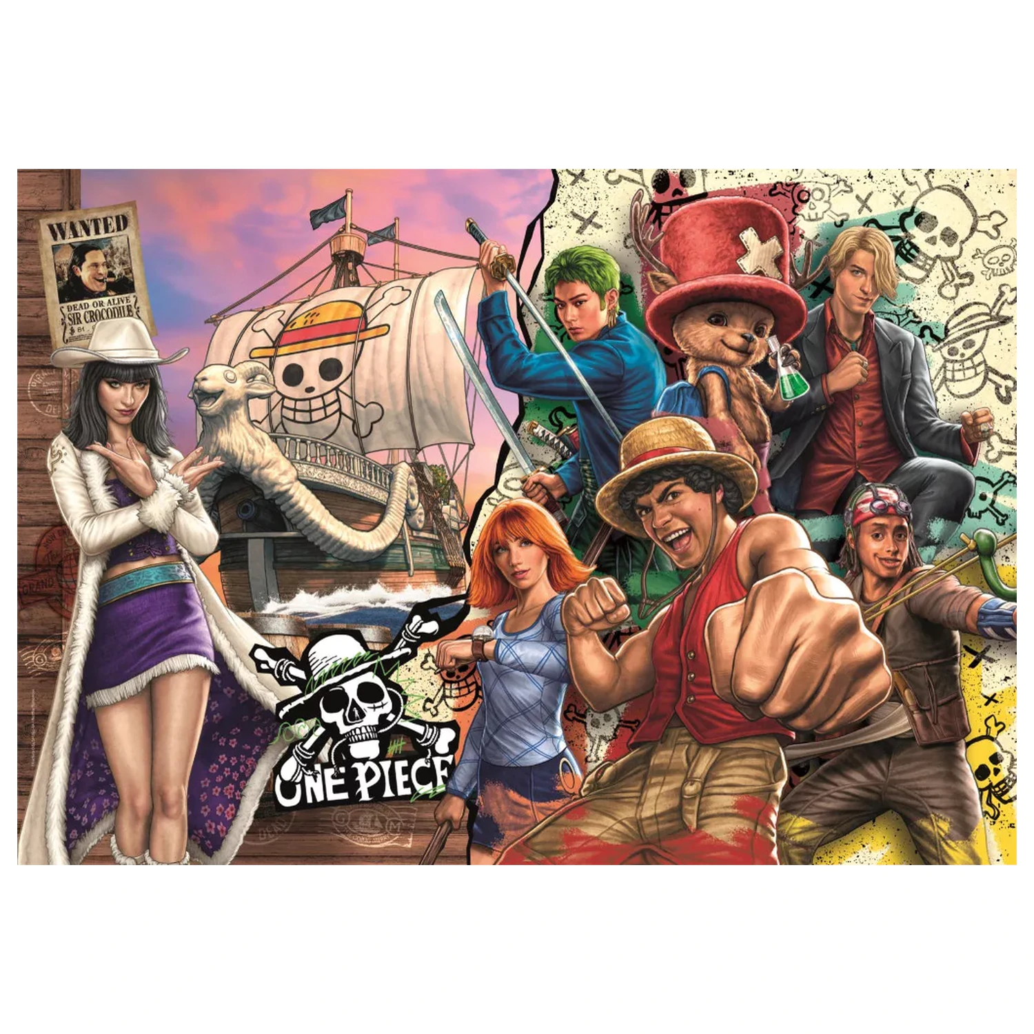 One Piece Treasure Hunt puzzle 180-elementowe zdjęcie produktu