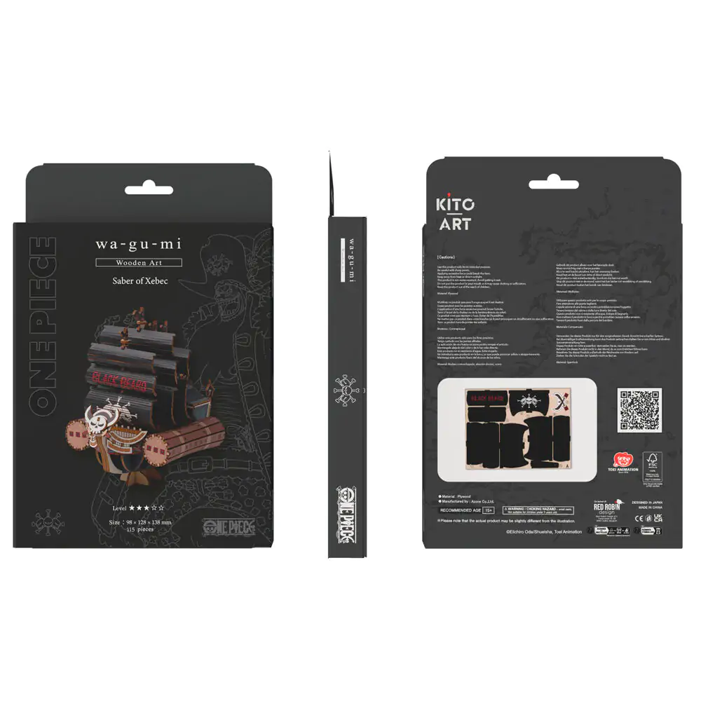 One Piece Wa-Gu-Mi Saber of Xebec Zestaw do składania 115 elementów zdjęcie produktu